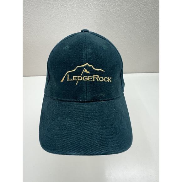 Fahrenheit Baseball Hat Ledge Rock Golf Course Green Adjustable Cap - Picture 1 of 8